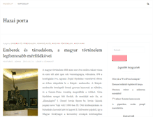 Tablet Screenshot of hazaiporta.hu